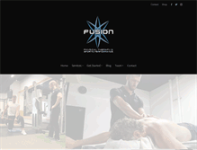 Tablet Screenshot of fusion-pt.com